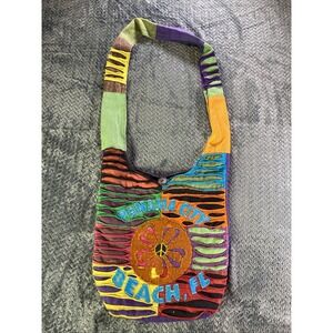 Hippie Boho Cotton Batik Patchwork Razor Cut Shoulder Bag Panama City FL